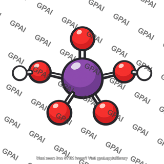 Periodic acid molecule