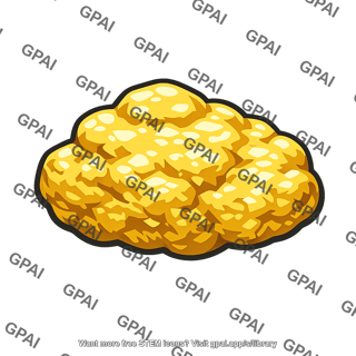 Gold elemental nugget