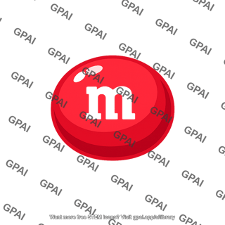 Plain m and m candy