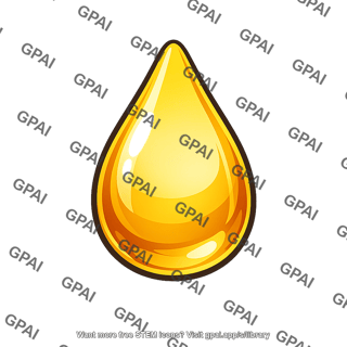 Vegetable oil droplet