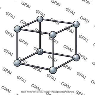 Crystal lattice 3d cubic