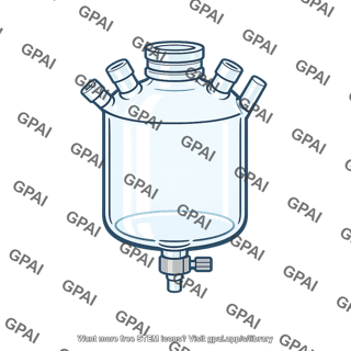 Laboratory glass vessel