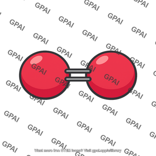 Oxygen gas molecule