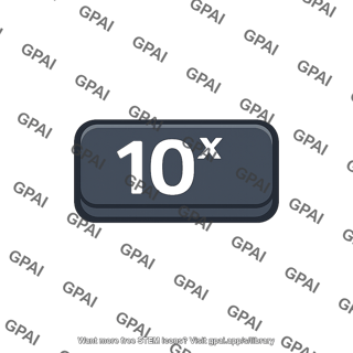 Calculator key 10x
