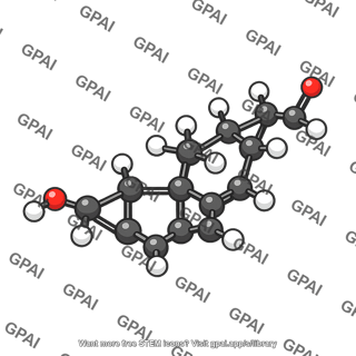 Testosterone molecule