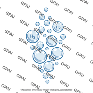 Hydrogen gas bubbles