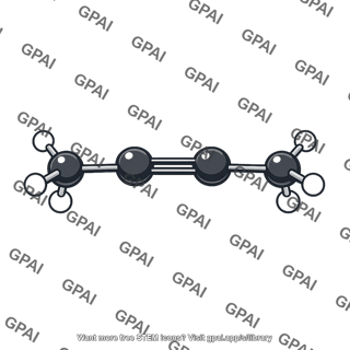 Alkene ball and stick