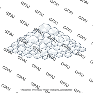 Barium acetate crystals