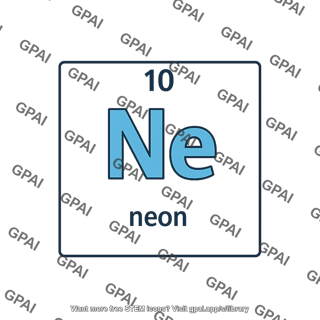 Neon element tile