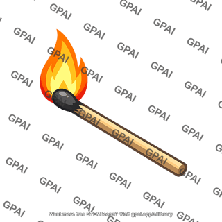 Burning match