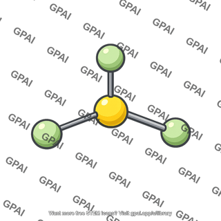 Trigonal planar molecule