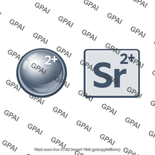 Strontium ion 2 plus