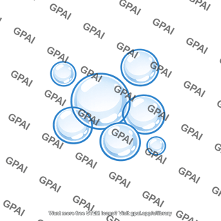 Oxygen gas bubbles