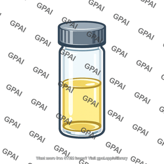 Gasoline sample vial