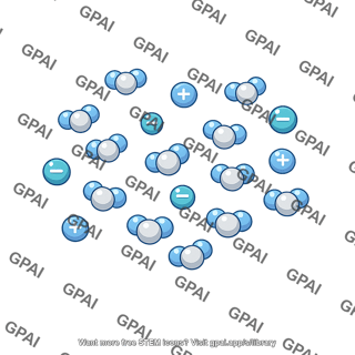 Weak electrolyte solution particle