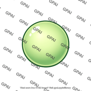 Fluorine atom sphere