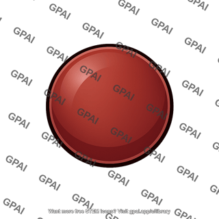 Bromine atom sphere