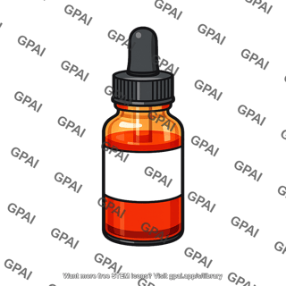 Methyl red indicator bottle