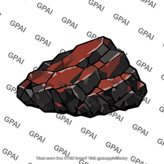 Iron oxide dense fragment