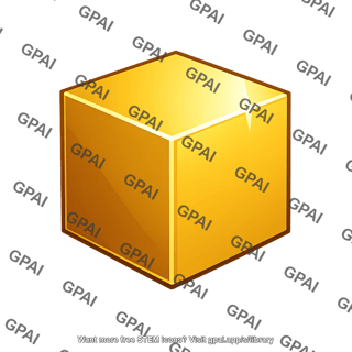 Gold cube