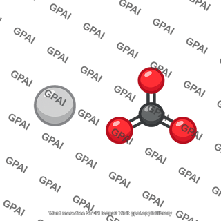 Magnesium carbonate ionic structure