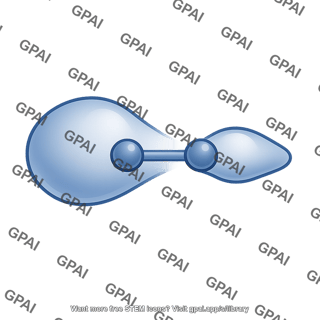 Electron density distribution shifted