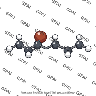 2 bromobutane molecule