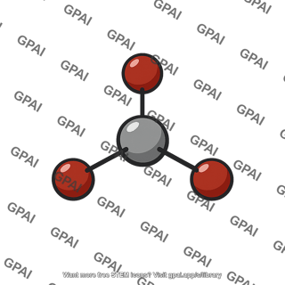 Trigonal planar molecule