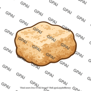 Edible sample chunk