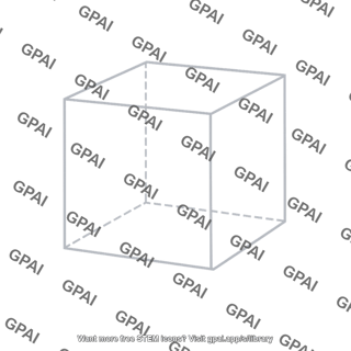 Wireframe cube