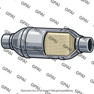 Automobile catalytic converter