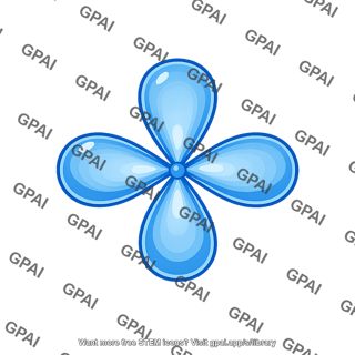 D orbital four leaf clover