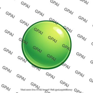 Chlorine atom ball model