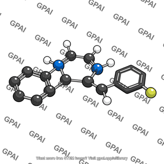 Diazepam molecule