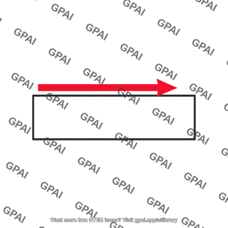 Shear stress arrow