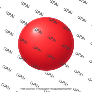 Red sphere