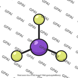 Trigonal planar molecule