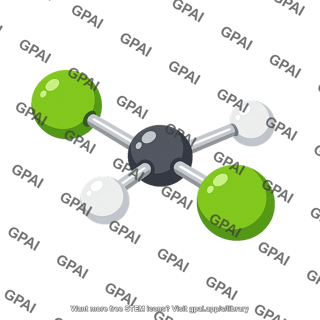 Methylene chloride molecule