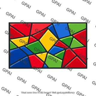Stained glass panel