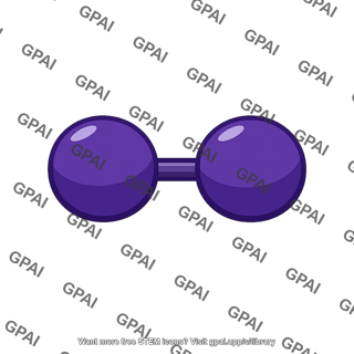 Iodine diatomic molecule