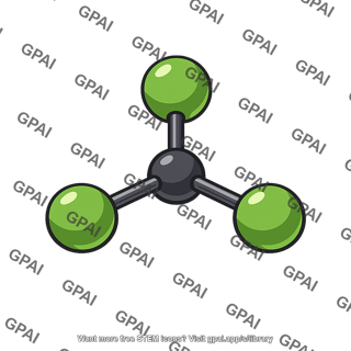 Molecule ball and stick model