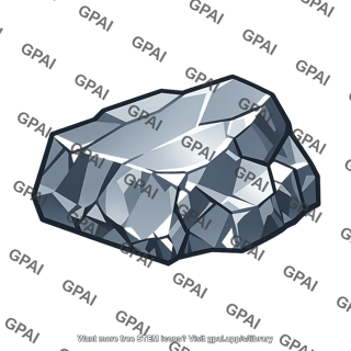 Chromium metal chunk