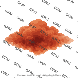 Nitrogen dioxide gas cloud
