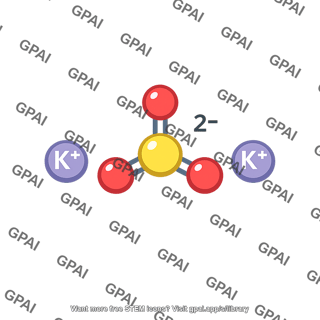 Potassium sulfate formula unit