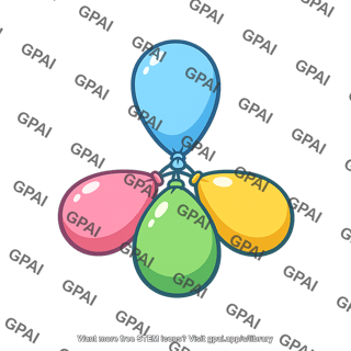 Balloon quartet tetrahedral