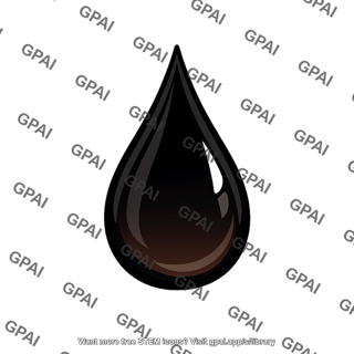 Crude oil drop