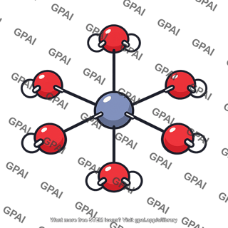 Metal complex with water ligands