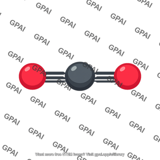 Carbon dioxide molecule