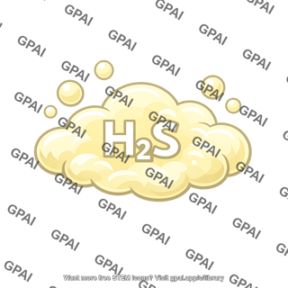 Hydrogen sulfide gas