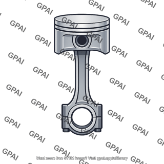 Automobile engine piston